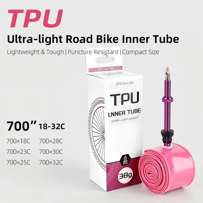 Chambre à air de vélo ultralégère ESLNF 700 x 18 25 28 32