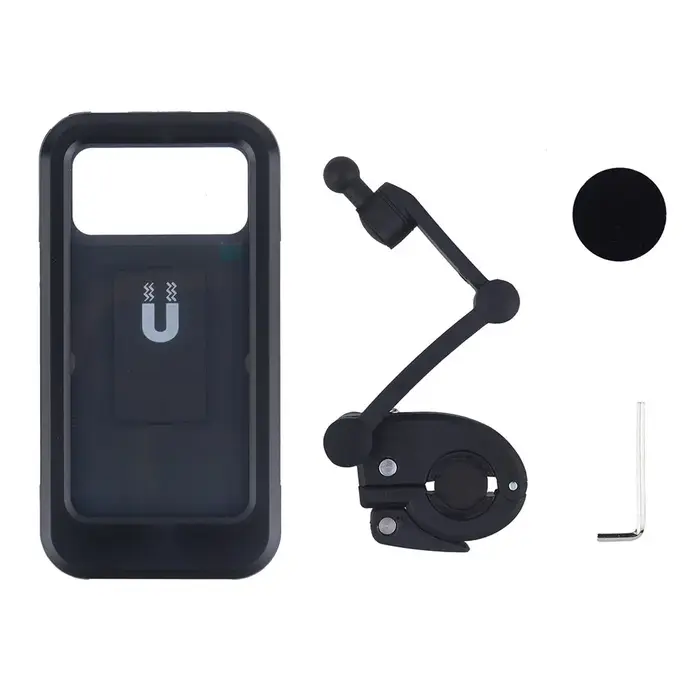 Support de téléphone portable pour moto et vélo, étanche, universel, GPS 360 °   Support de téléphon