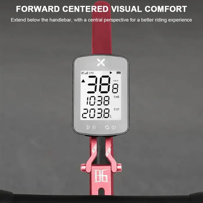 Support de compteur de vélo en alliage d'aluminium