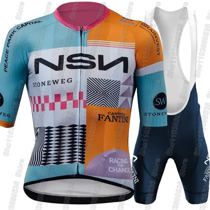 NSN Team 2026 Maillot de cyclisme ensemble été hommes vêtements de vélo chemises