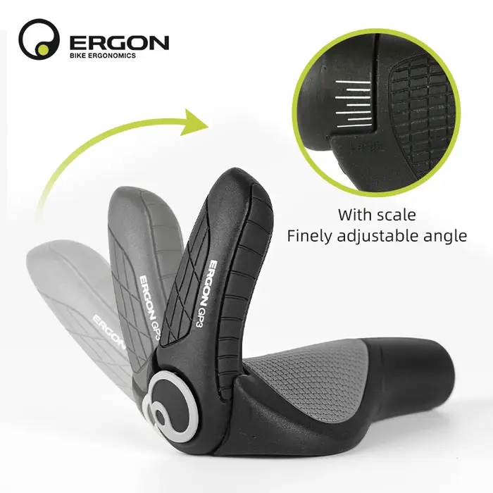 ERGON poignées de guidon de VTT GP1 GP3 GP5 pince de montage d'extrémité de barre de vélo poignée ergonomie