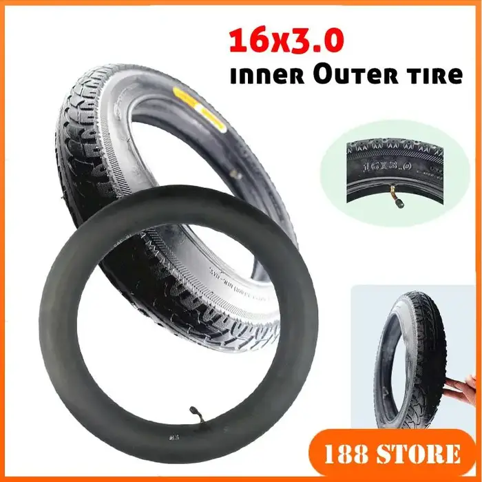 Nouveaux pneus de vélo électrique CST16x3.0 pouces