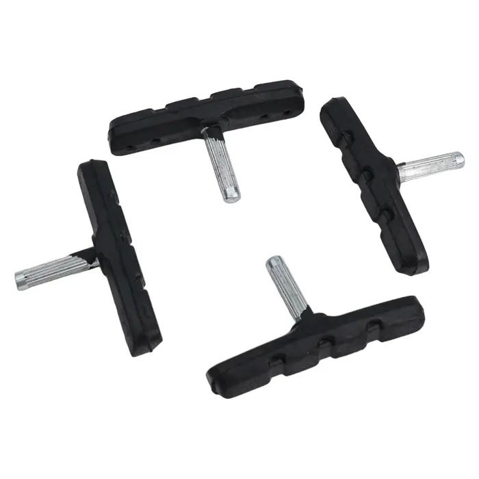 Jeu de plaquettes de frein de vélo, Kit de freins, blocs de frein en V en caoutchouc pour vélo de route et de montagne, chaussures avec écrou hexagonal, outils et cales
