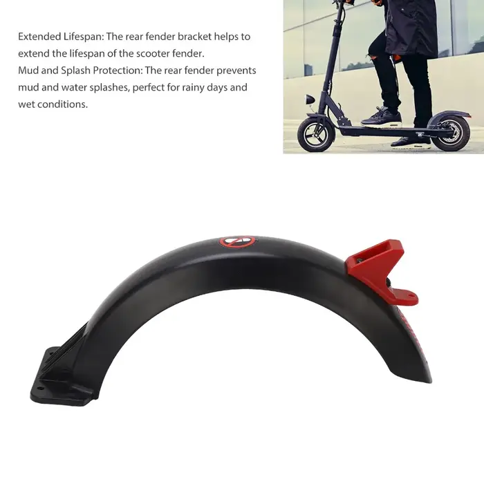 Scooter Étanche avec Crochet et Bande Réfléchissante