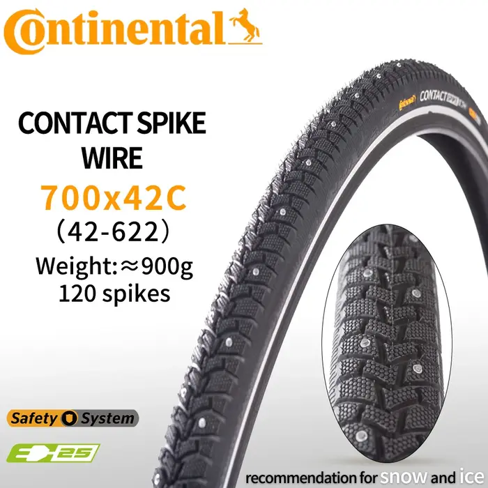 Pointes Cloutées pour Vélo de Neige