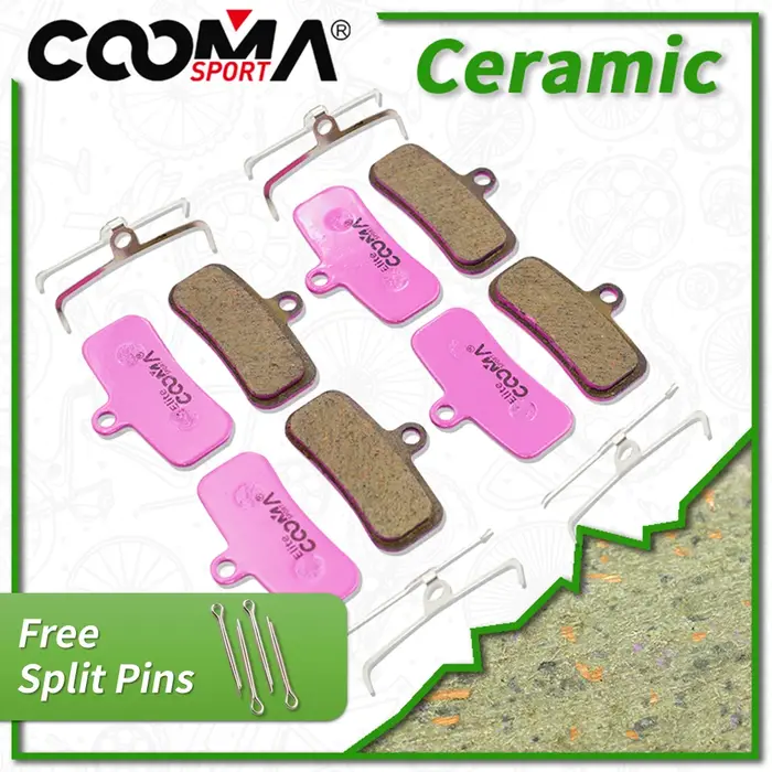 4 paires de plaquettes de frein à disque de vélo en céramique, pour Shimano M9120 M8120 M7120 M6120 