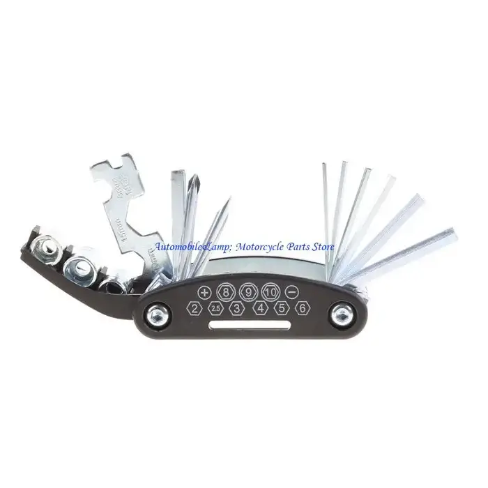 H7BD d'outils réparation mécanique vélo avec Allen multifonction 13 en 1 pour clé multi-clé hexagonale
