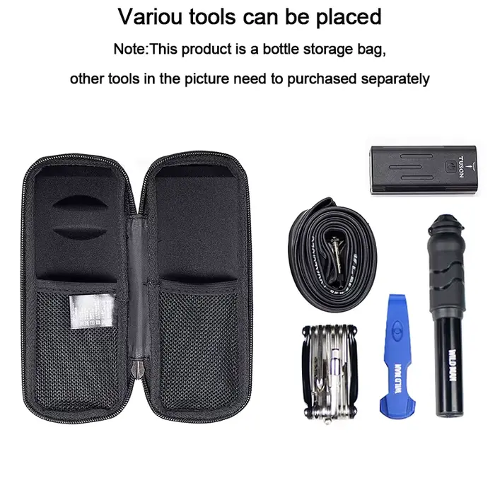 BUCKLOS sac à outils de vélo boîte de rangement de vélo multifonction sacs à outils de bouteille de 