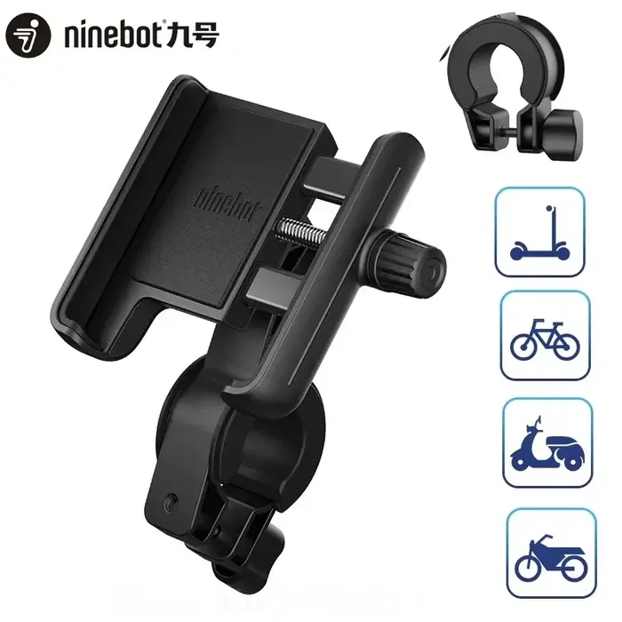 Support de téléphone pour guidon de trottinette électrique Ninebot G30 Max