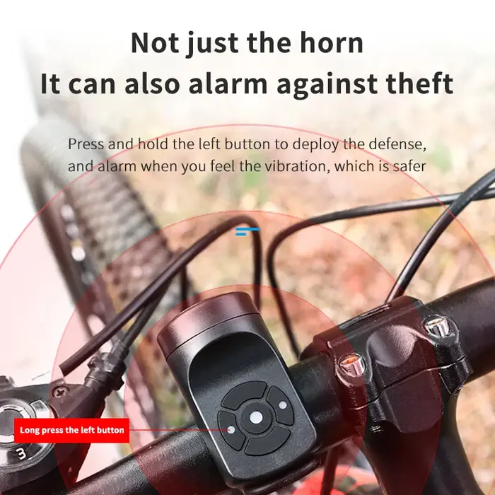 Sonnette électrique aste pour vélo et moto