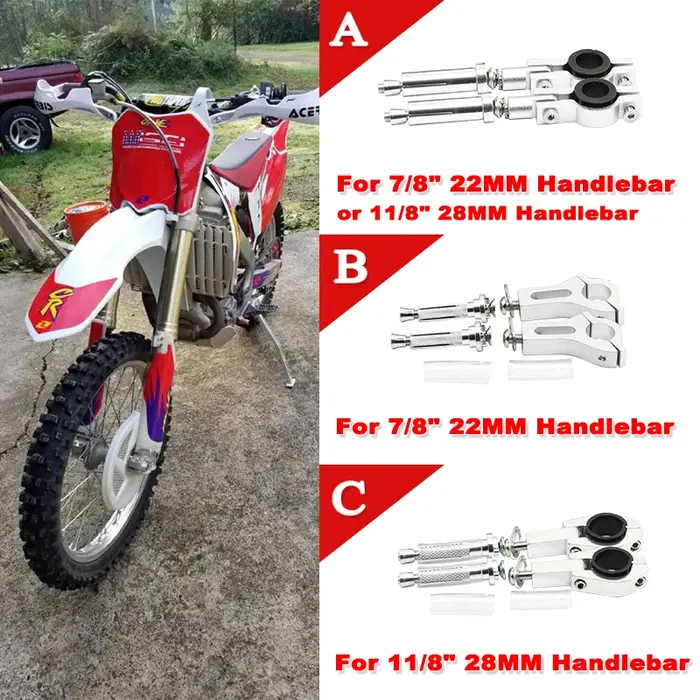 22MM 28MM protège-mains main guidon poignée barre garde protéger bouclier pour moto HONDA YAMAHA SUZUKI ATV saleté vélo protection