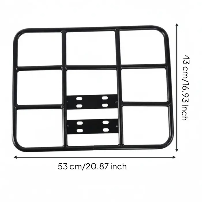 Étagère arrière de vélo vélo de route étanche Support amovible poids 30kg Support arrière