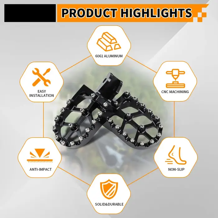Repose-pieds pour moto électrique tout-terrain Surron Lightbee Talaria