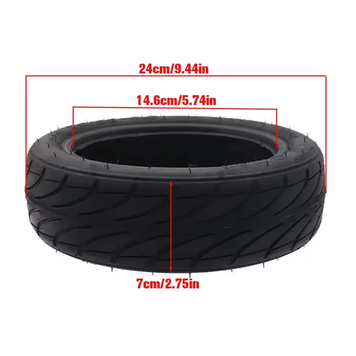 Pneu de scooter électrique 70/65-6.5 10X2.7-6.5