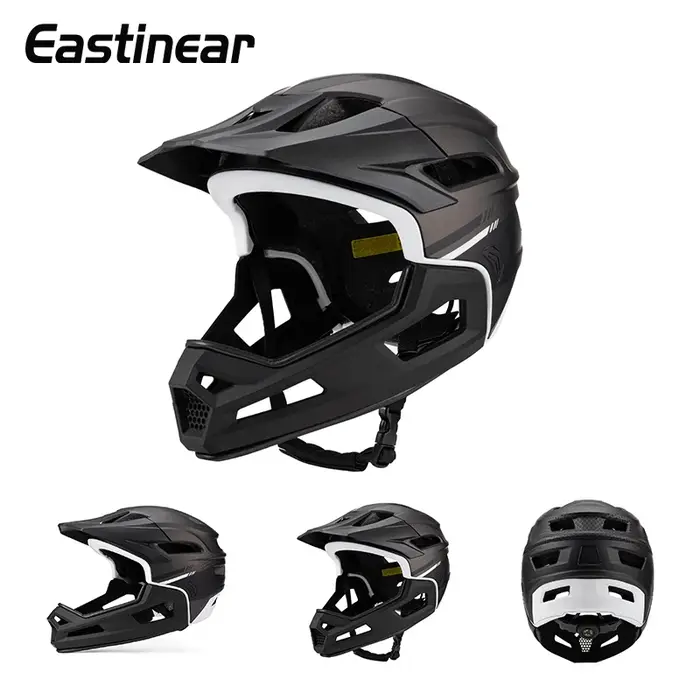 Eastinear haute qualité montagne tout-terrain casque de vélo 2-en-1 intégral détachable en plein air adulte hommes et