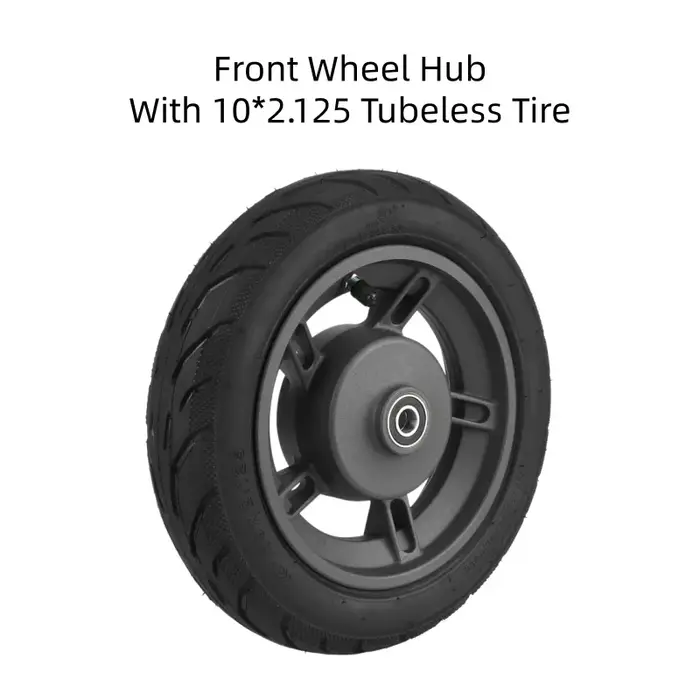 Roue moteur de trottinette originale de 10 pouces avec pneu tubeless 10x2.125 pour trottinette élect