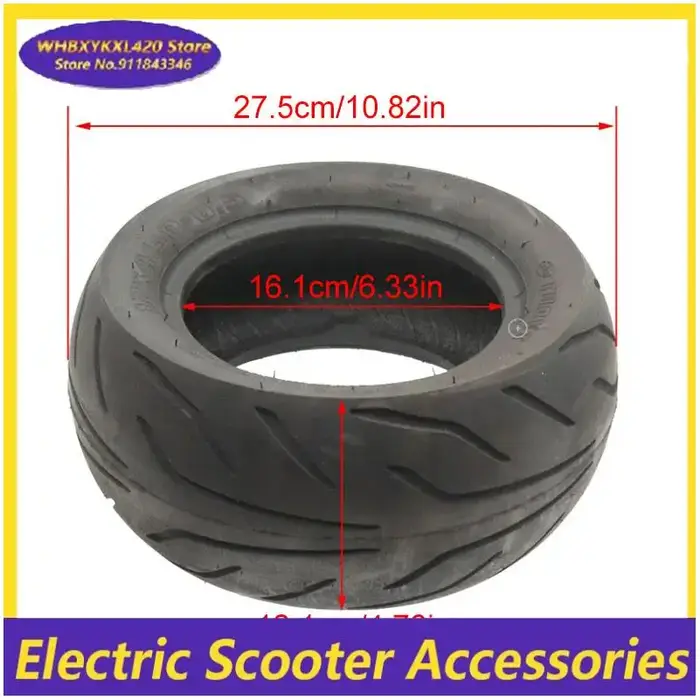 TUOVT 12x4.50-6.5 pneu Tubeless 12 pouces pneus sous vide pour Scooter résistant à l'usure nouveau