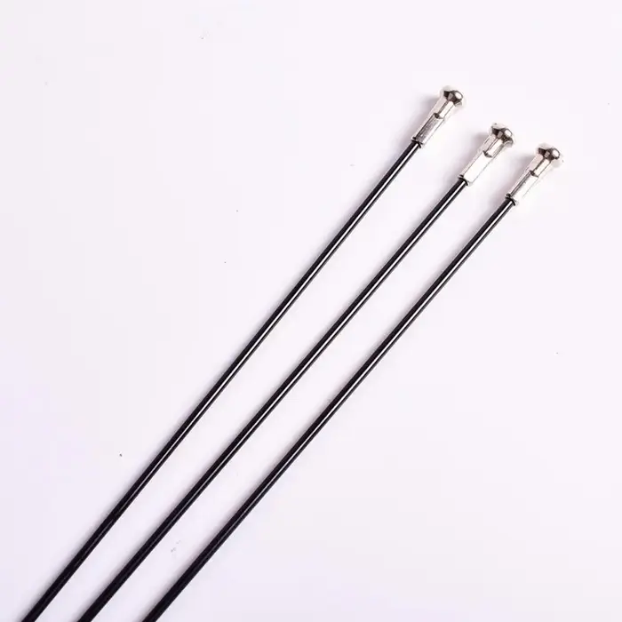 Rayons de roue de vélo en acier, 36 pièces, 14G J Bend, 253mm-294mm
