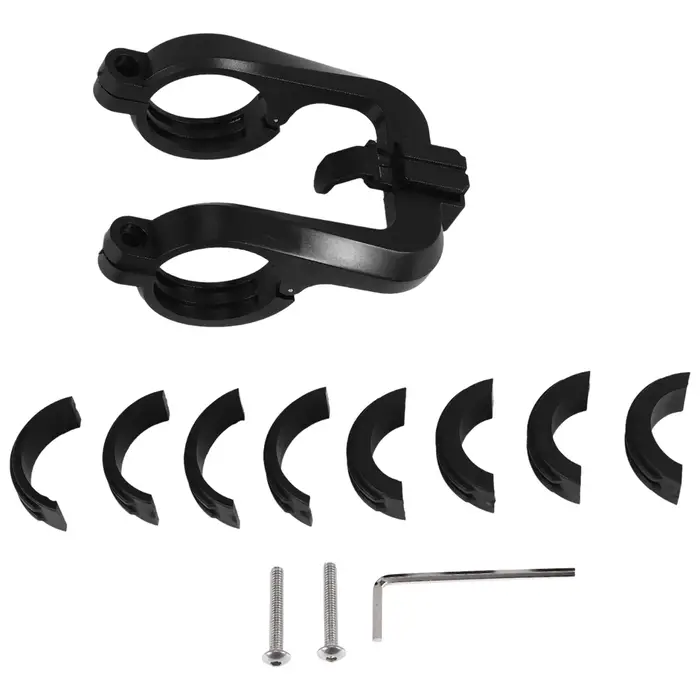 Support central pour éclairage de vélo