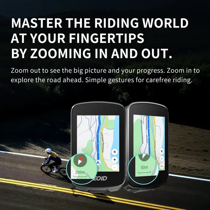 GEOID CC700 Pro ordinateur de vélo GPS 2.8 pouces écran tactile compteur de vitesse