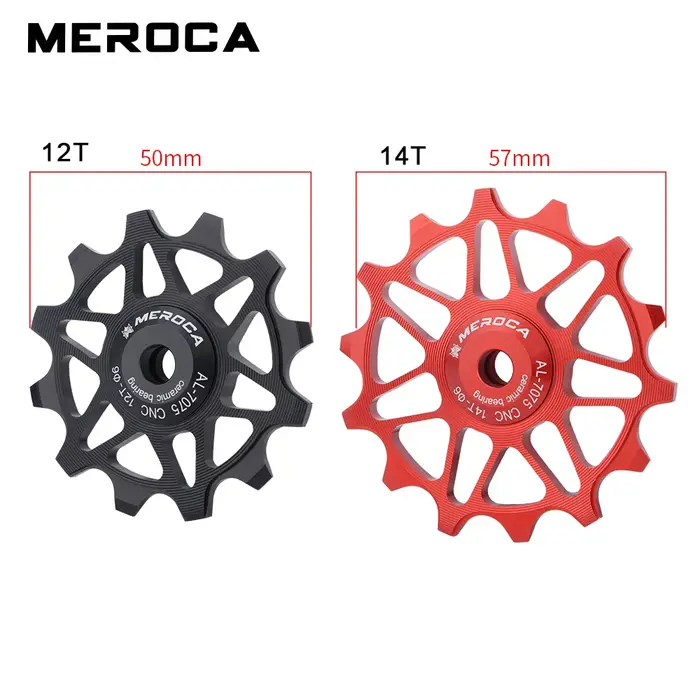 MEROCA poulies en céramique 12/14T dérailleur de vélo 9v 10v 11v