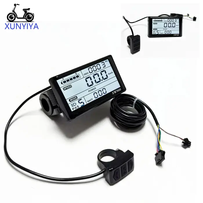 Afficheur LCD SW900 24V 36V 48V 52V 60V 72V pour trottinette électrique