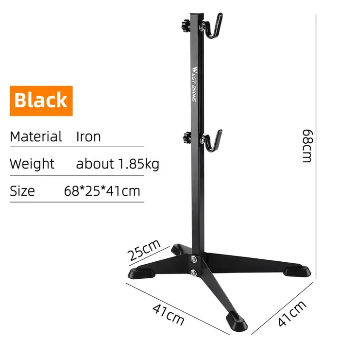 WEST BIKING – support de stationnement pour vélo, support de réparation de vélo en fer Durable, régl