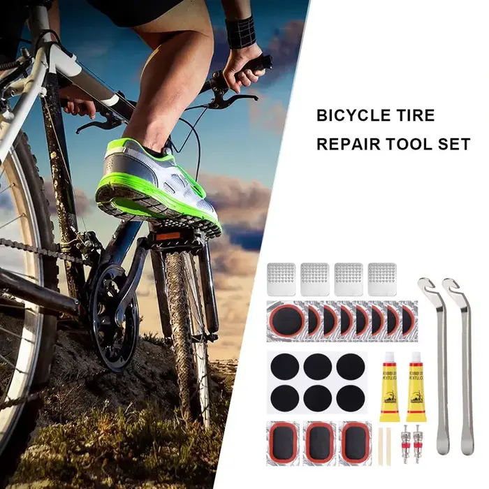 Kit de réparation de pneus plats de vélo