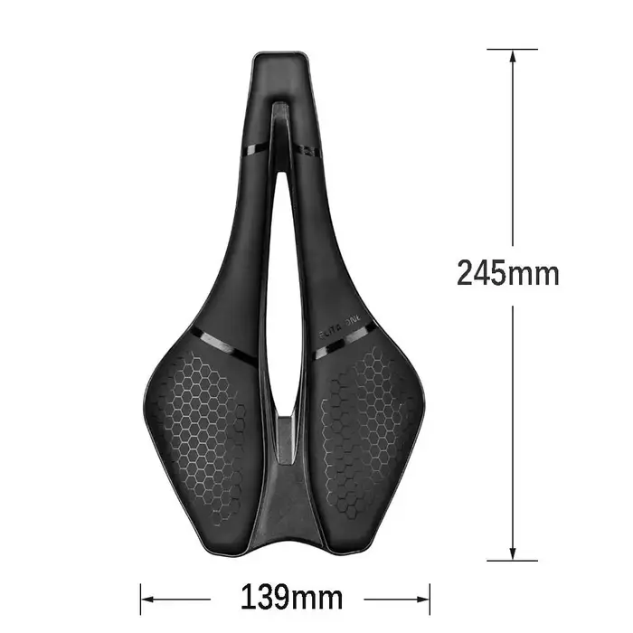 Elitaone selle de vélo sur Rail en carbone 130g léger 245x139mm