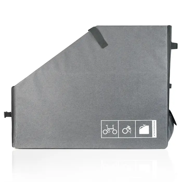 Boîte de rangement pliante pour vélo avec housse anti-poussière