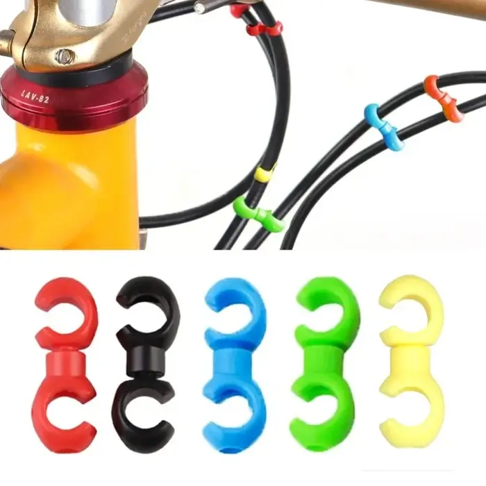 10 pièces/ensemble Clips de ligne transversale de vélo