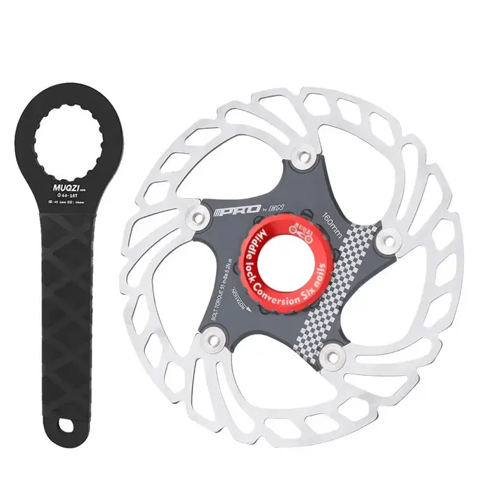 Anneau de verrouillage central de vélo 9/12/15mm et entretoise, clé de couvercle de verrouillage cen