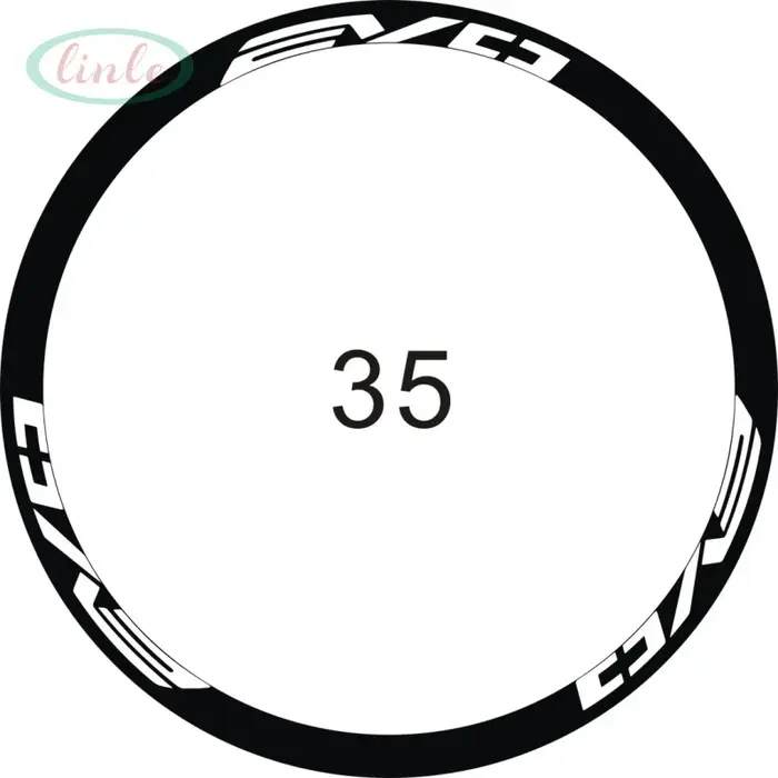 Autocollants décoratifs pour jantes de vélo de course 700c (12 pièces/2 roues/ensemble)