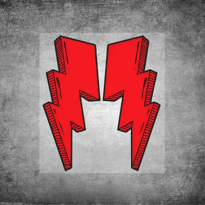 Autocollants Lightning pour cadre de vélo