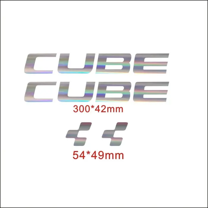 Autocollants décoratifs pour cadre de vélo CUBE