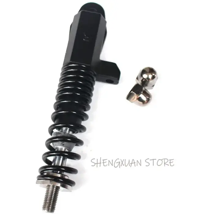 Fourche avant de 10 pouces avec amortisseur hydraulique noir robuste pour trottinette électrique