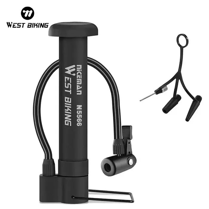 Nouvelle pompe à vélo WEST BIKING MTB 80 PSI