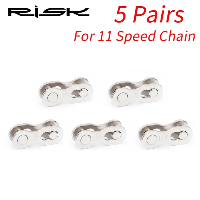 RISK – ensemble de connecteurs de chaîne de vélo à maillons rapides