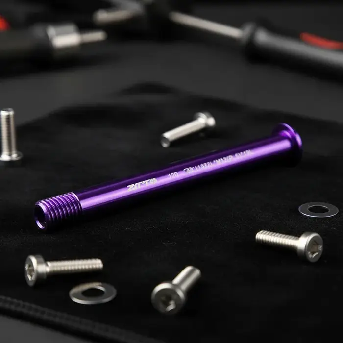 ZTTO Axe traversant violet en alliage d'aluminium 6061 pour VTT