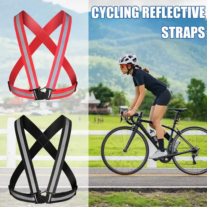 Gilet de sécurité à bande réfléchissante pour cyclisme