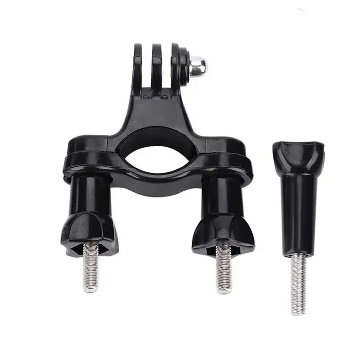 Support de guidon de vélo pour GoPro, pince de tige de selle pour vélos, vis métalliques, bras pivot