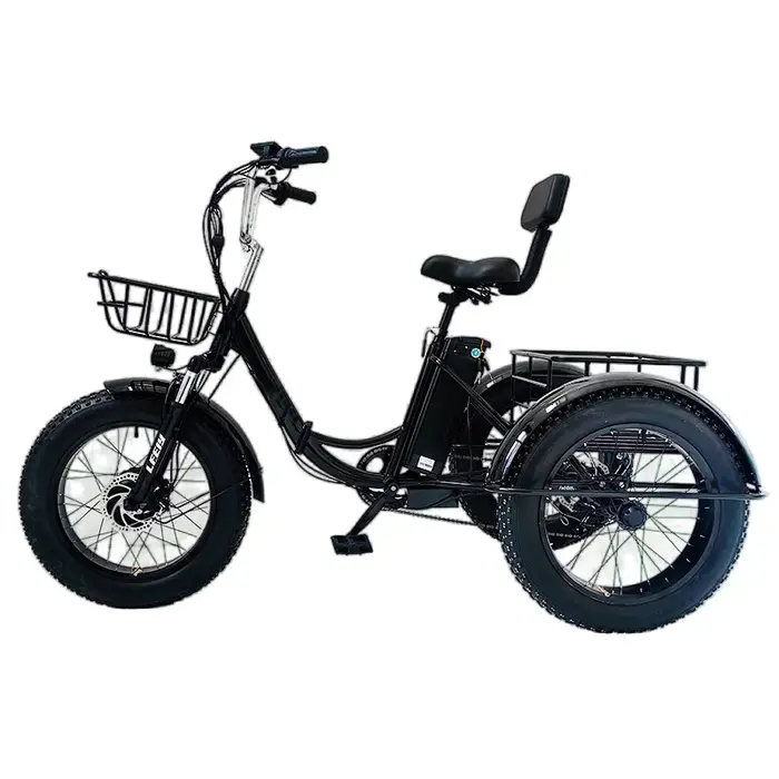 Tricycle électrique pliant à 3 roues de 20 pouces pour adultes