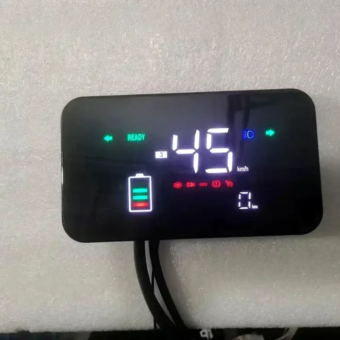 Écran LCD pour vélo électrique 48-72V, compteur de vitesse moteur