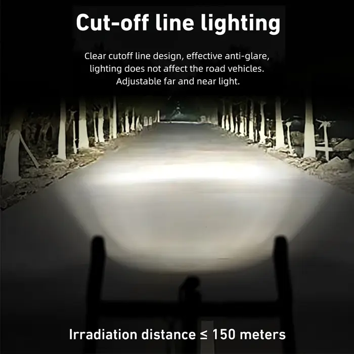CYCLAMI phare de vélo CYC 1000 Lumen GoPro suspendu Ultra lumineux sans fil à distance coupe de ligne lampe avant